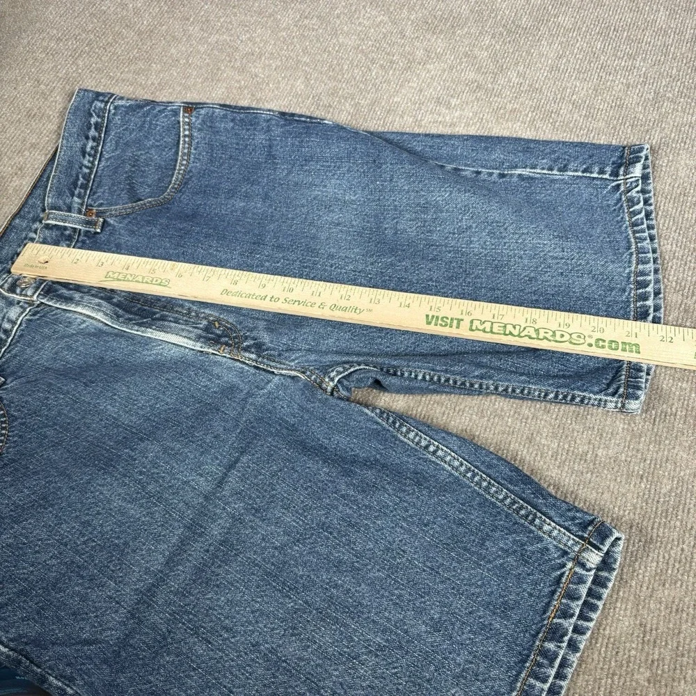 Levis 505 Jean‎ Shorts Mens 36 Regular Fit Blue Denim Cotton Workwear Skater Y2K